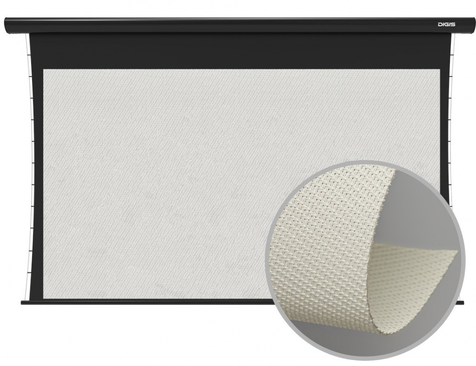 Экран настенный звукопрозрачный с растяжками Digis X-Tension DSTPX-16912-A