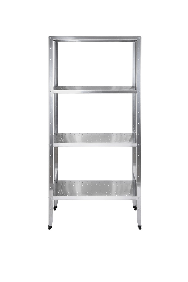 Стеллаж кухонный с перфорированными полками Luxstahl СРП-1800*1000*300