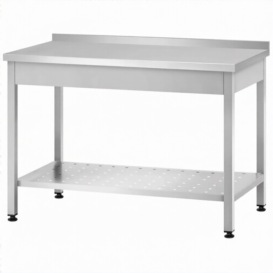 Стол производственный СПРп - 860х600х600 «Profi Ral», борт (полка перфорация)