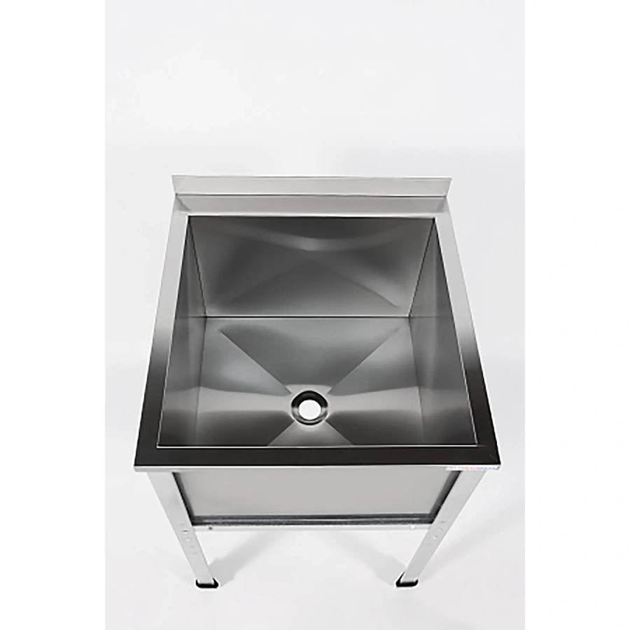 Ванна моечная односекционная с бортом ВМС-1/6-Б-ЭЦ