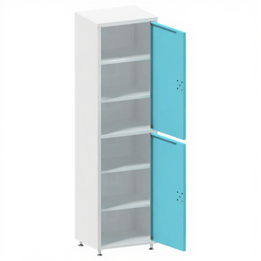 Шкаф медицинский двухсекционный одностворчатый ШМ СКБ-1М