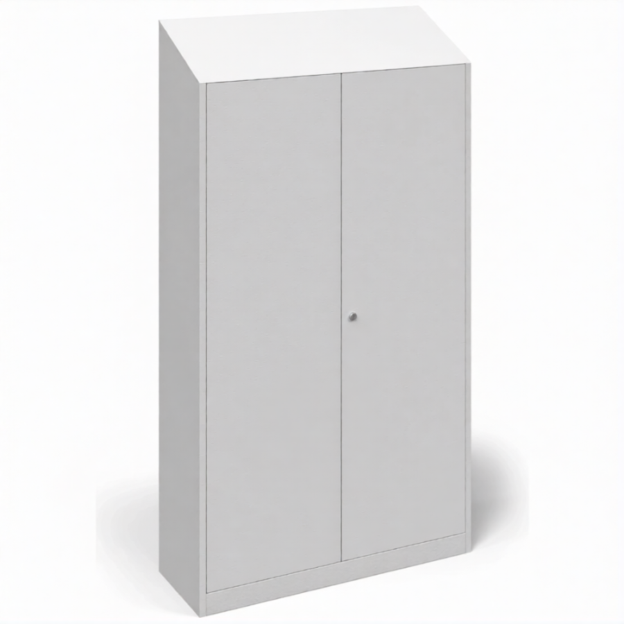 Шкаф для 5-ти кислородных баллонов на 10 л. ШГБК-014 усиленный с наклонной крышей