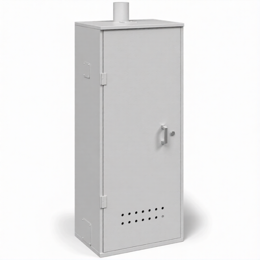 Шкаф с патрубком для баллона 50 литров, сварной, усиленный - 1.2 мм
