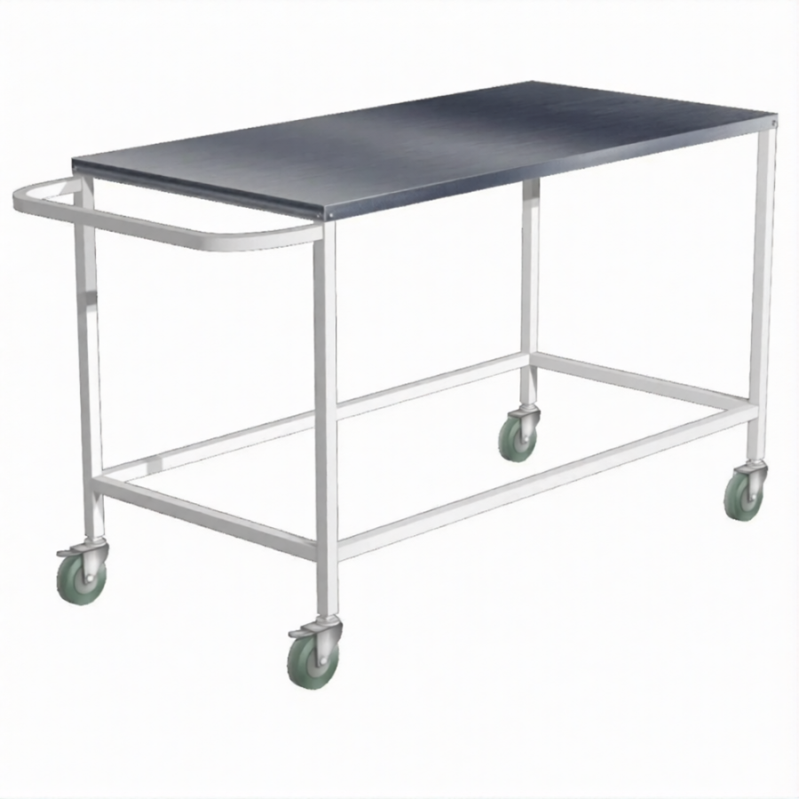 Стол инструментальный большой СИБ-1 (каркас белый)