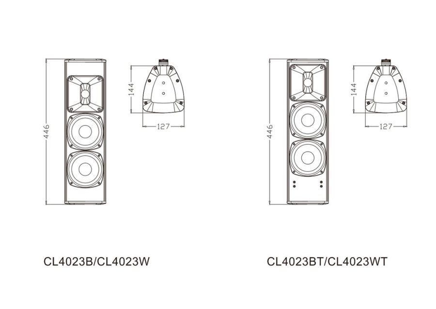 2-полосная акустическая система FDB CL4023W