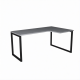 Офисный стол эргономичный с О-опорами (эконом)