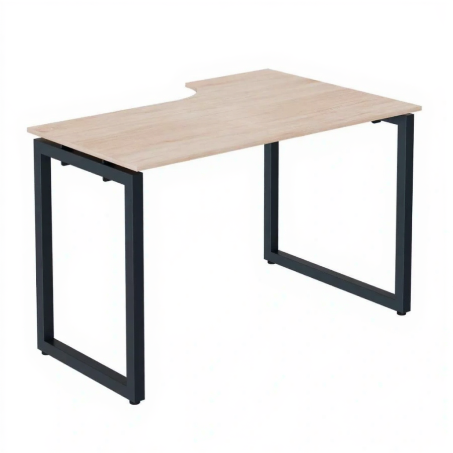 Эргономичный стол N6 1200/800х600/400 «СМАРТ» подстолье «О» профиль 40x40 столешница 16 мм