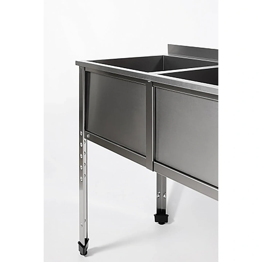 Ванна моечная трехсекционная с бортом ВМС-3/7-Б-ЭН