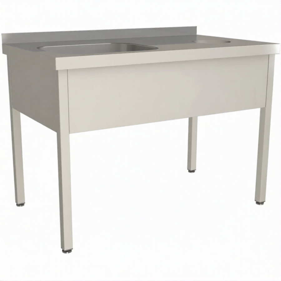 Стол для сбора пищевых отходов с ванной СПОВЦ/1-13/7-БО-Л