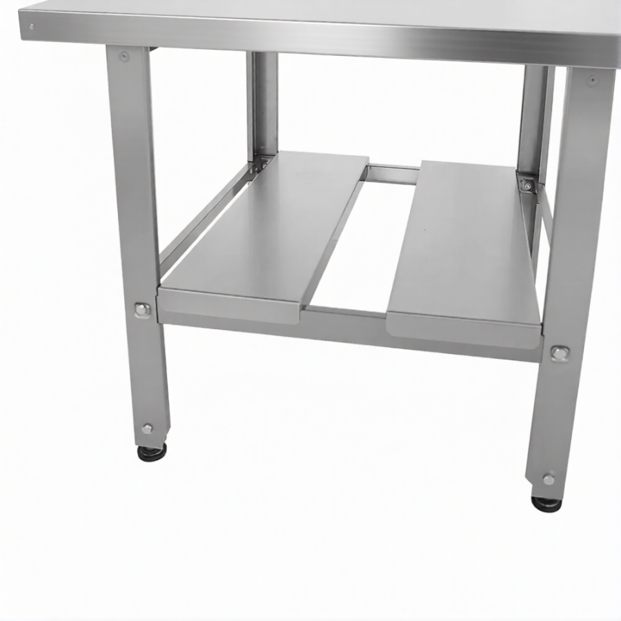 Ванна моечная ВМСн 530/2  2 м/о 430х430х300 (полка с 2-мя отв., борт; ножка угл.)