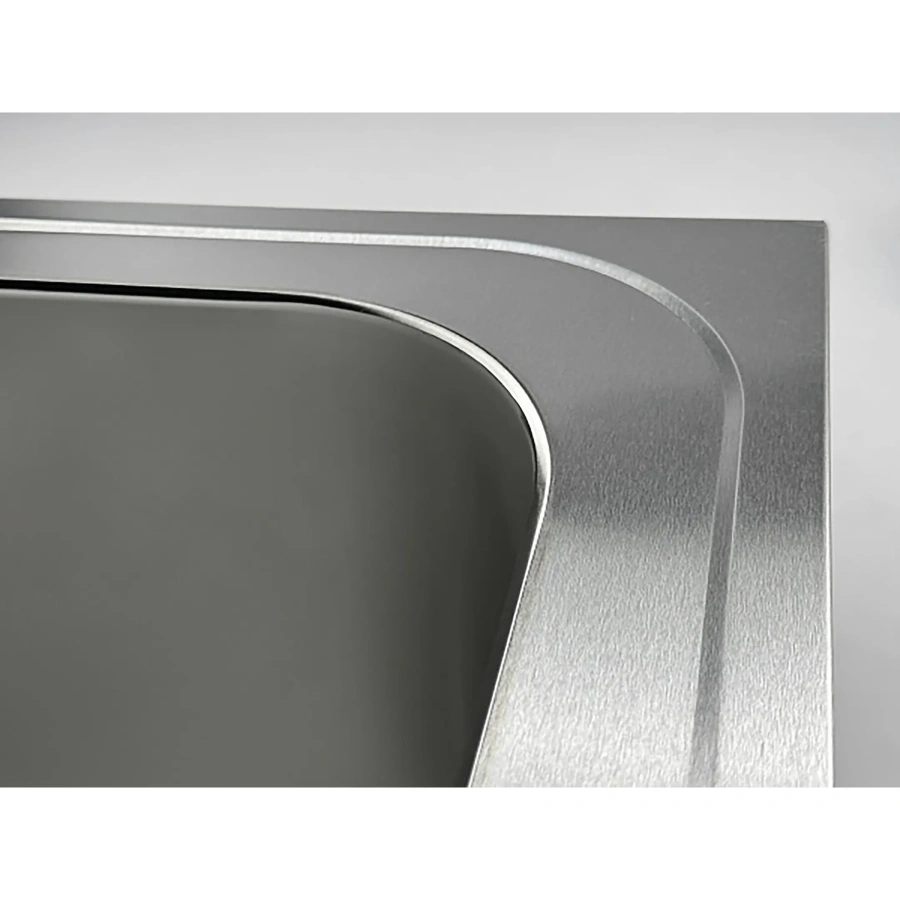 Ванна моечная двухсекционная цельнотянутая с бортом ВМЦ-2/12/6-БО-ЭН